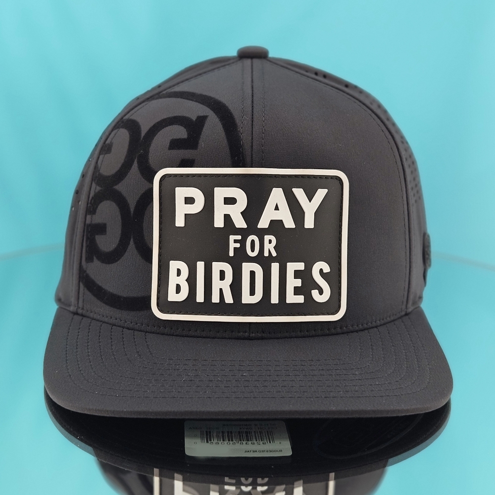 G/FORE Hat Cap Snap Back Onyx Pray for Birdies Golf Outdoor Vacation Casual Logo